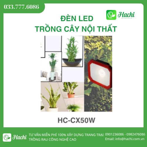 Đèn LED Trồng Cây Nội Thất CX50W