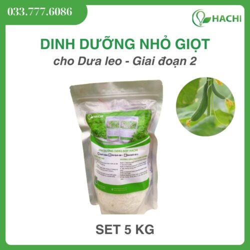 Phân bón nhỏ giọt cho DƯA LEO set pha 20 lít đậm đặc - Giai đoạn 2