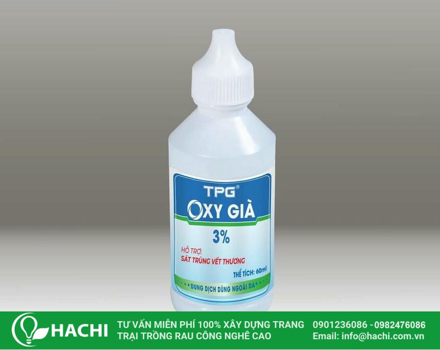 Cách phương pháp vệ sinh nhà màng, nhà kính trồng rau trước và sau thu hoạch chi tiết từ A đến Z 12 Oxy già cũng là chất tẩy rửa nhà màng kính hiệu quả